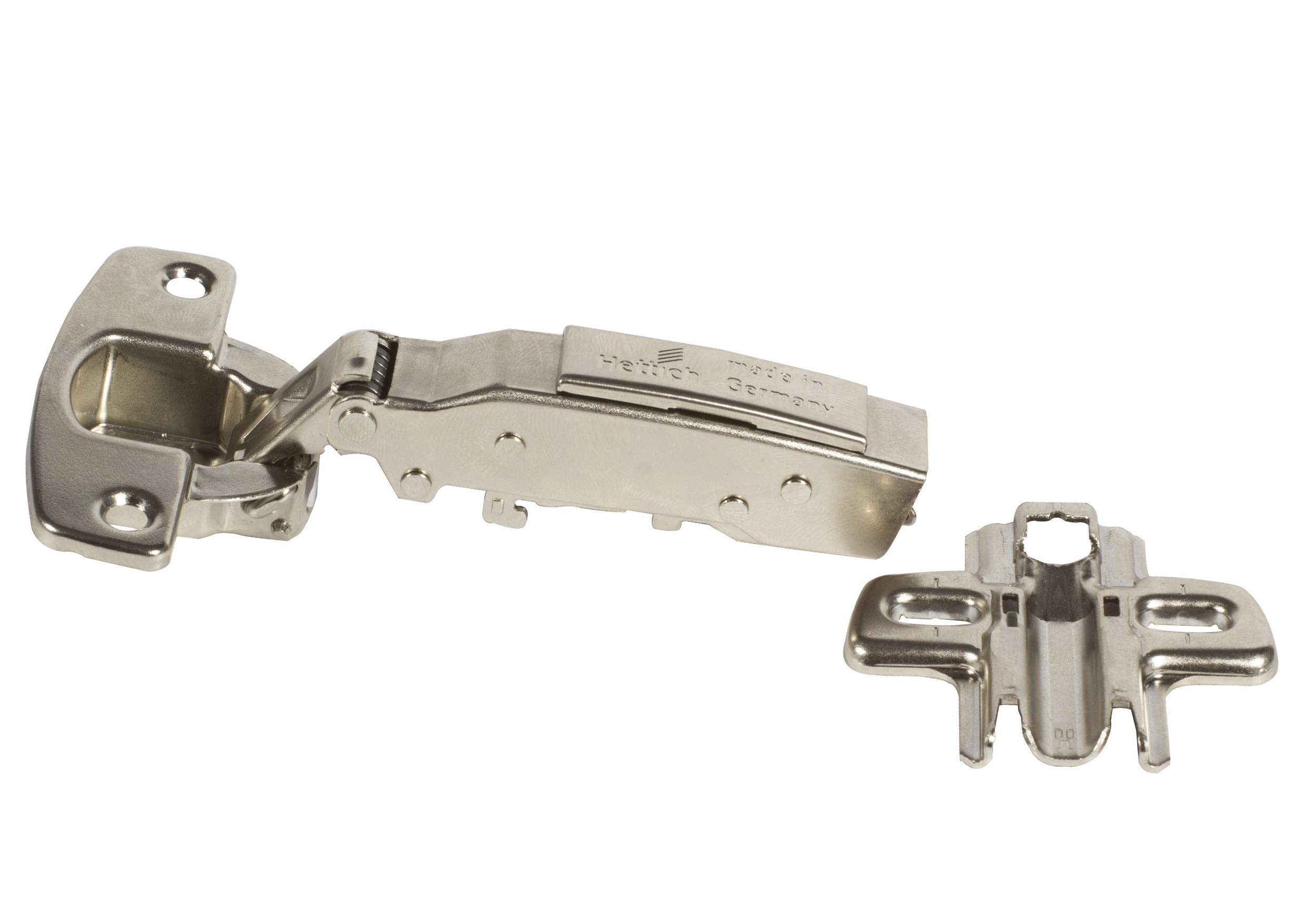 Hettich 15-24mm Sensys Soft Close 0 Crank Hinges (Silver, Pair of